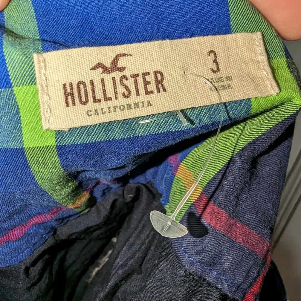 Y2K Hollister plaid mini skirt